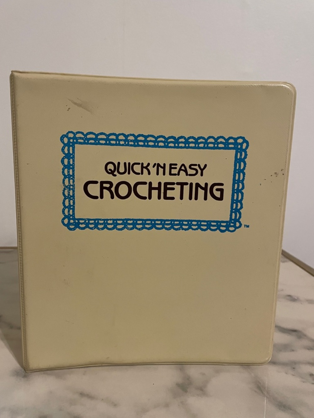 Golden Books: QUICK  n EASY CROCHET Binder & Patterns 1985-1988